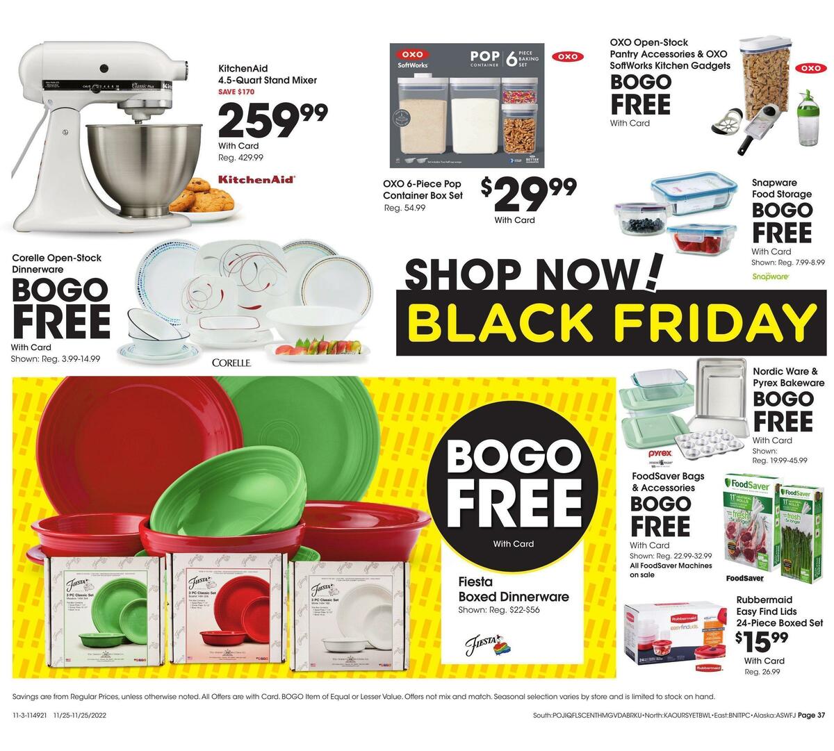 Fred Meyer Black Friday Weekly Ad from November 25