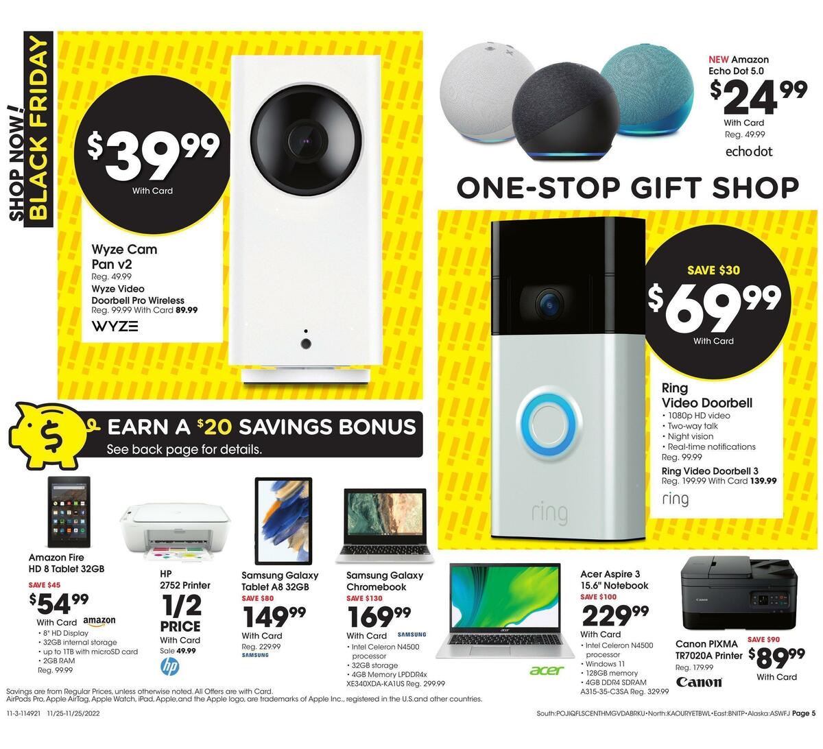 Fred Meyer Black Friday Weekly Ad from November 25