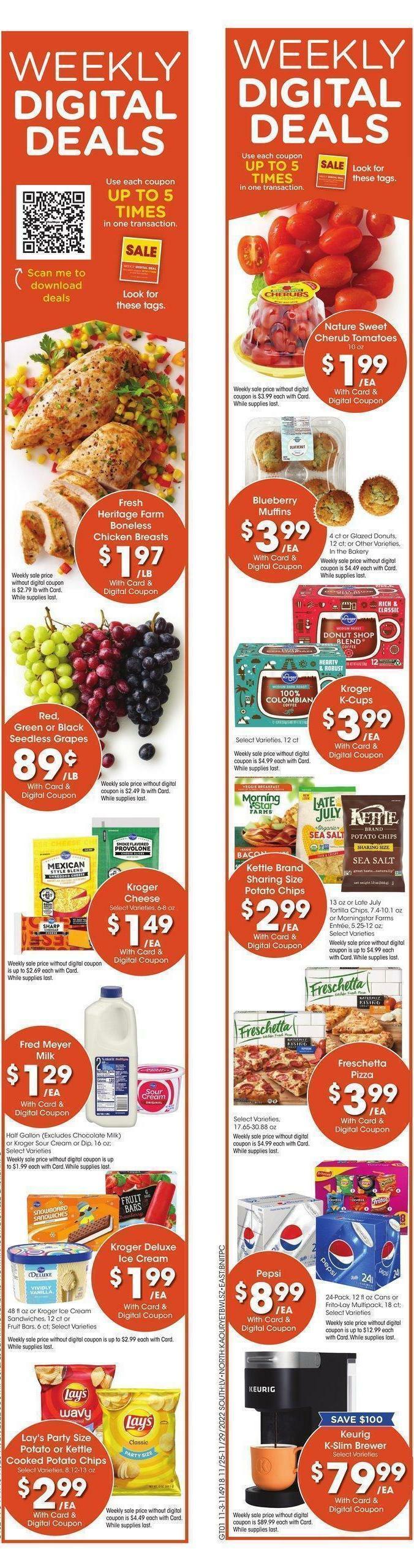 Fred Meyer Weekly Ad from November 25