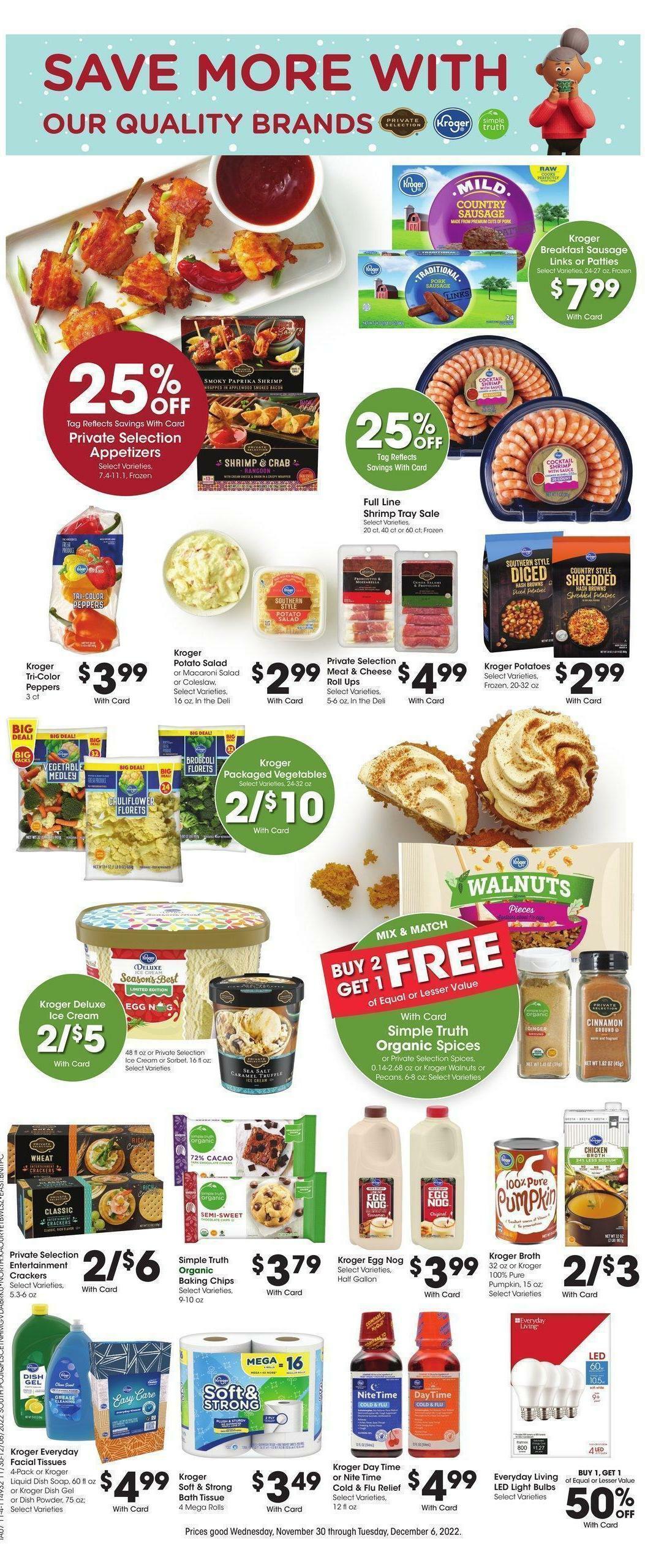 Fred Meyer Weekly Ad from November 30