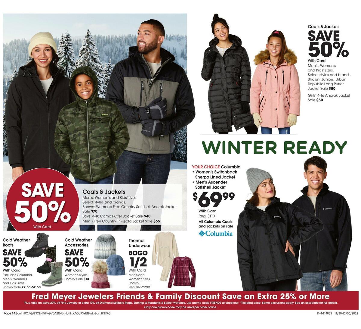Fred Meyer General Merchandise Weekly Ad from November 30