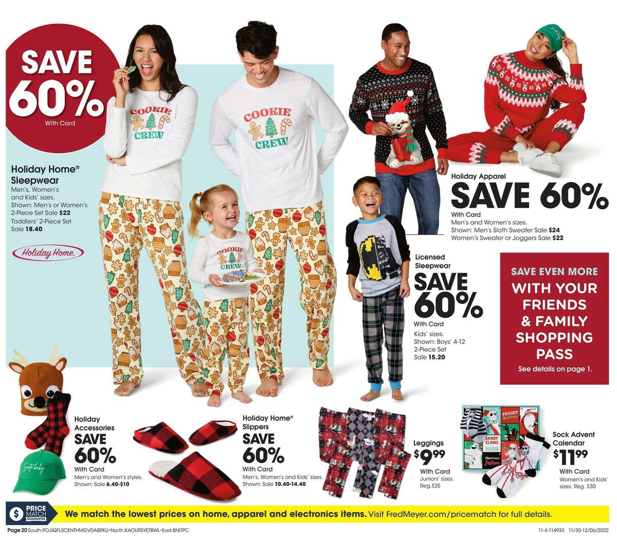 Fred Meyer General Merchandise Weekly Ad from November 30