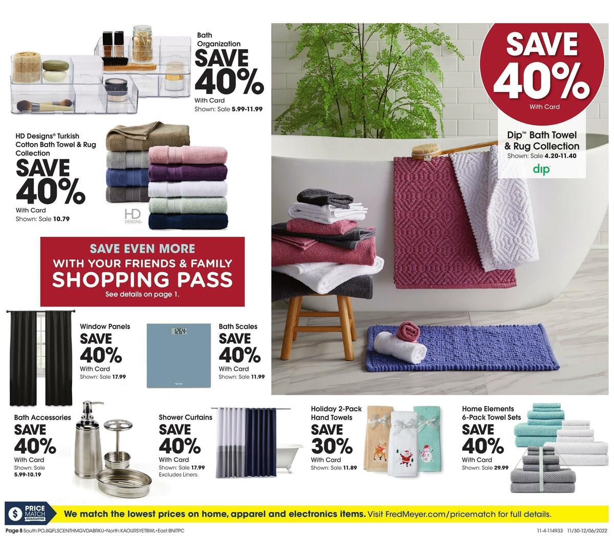 Fred Meyer General Merchandise Weekly Ad from November 30