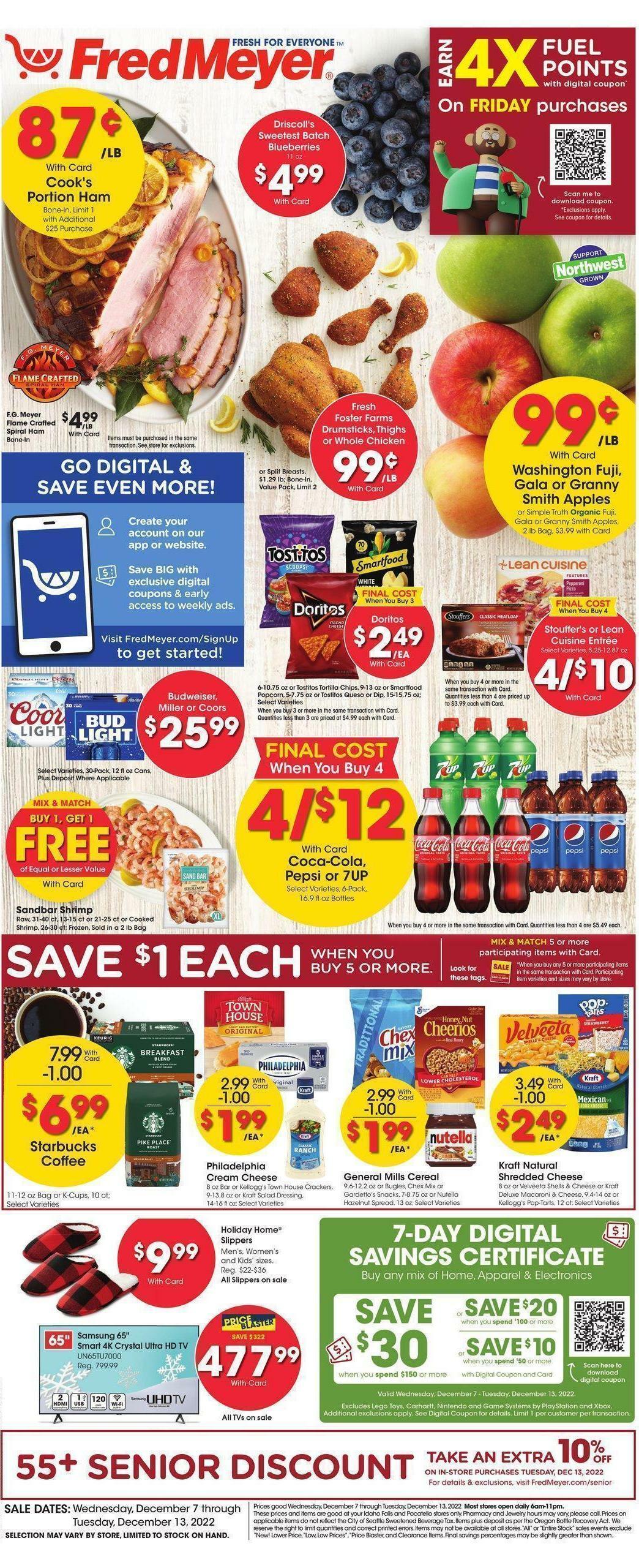 Fred Meyer Weekly Ad from December 7