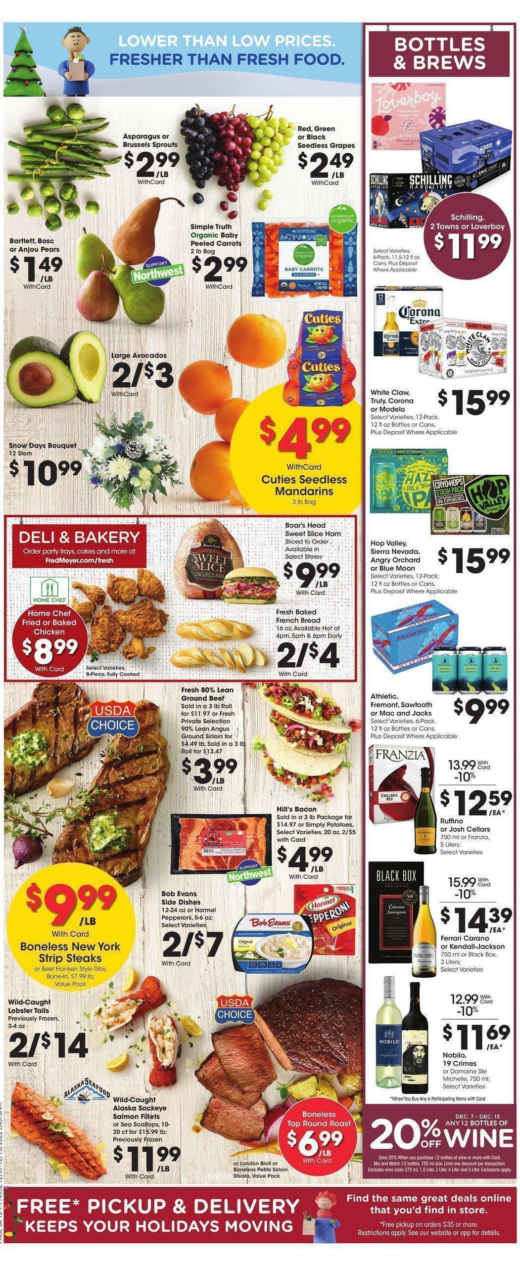 Fred Meyer Weekly Ad from December 7