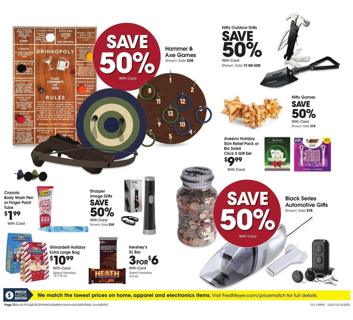 Fred Meyer General Merchandise Weekly Ad from December 7