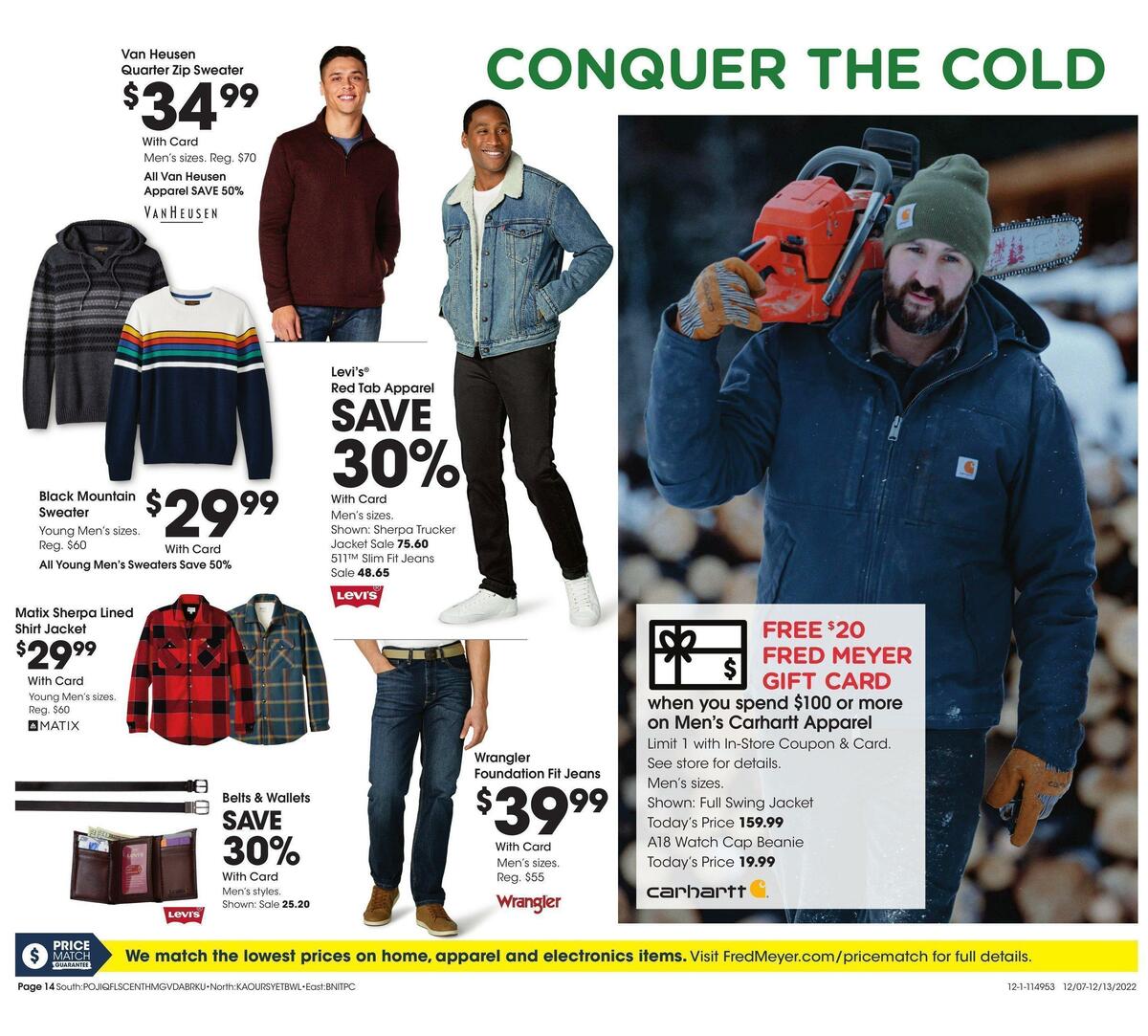 Fred Meyer General Merchandise Weekly Ad from December 7