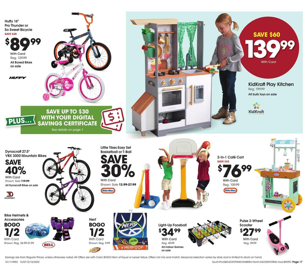 Fred Meyer General Merchandise Weekly Ad from December 7