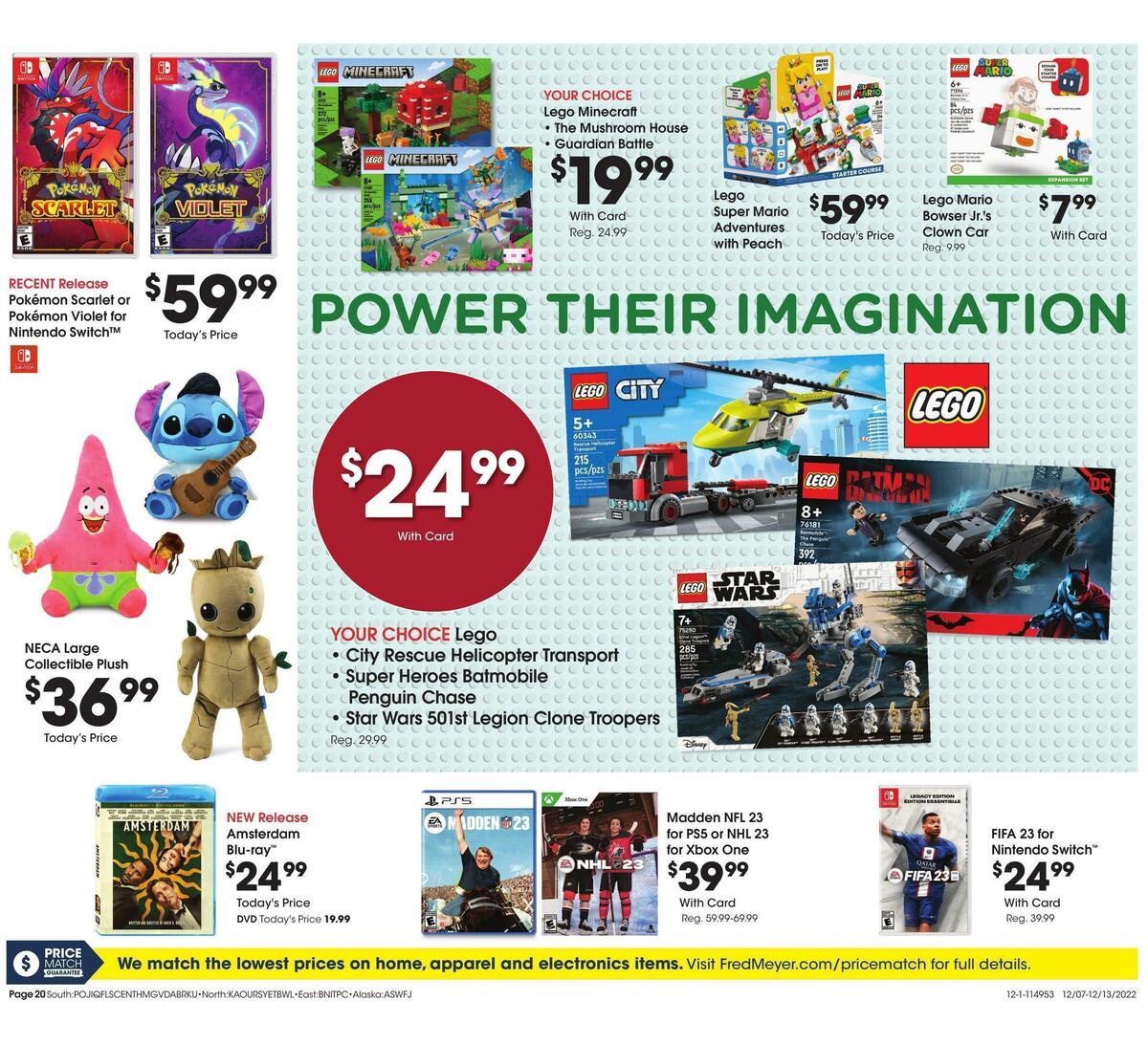 Fred Meyer General Merchandise Weekly Ad from December 7
