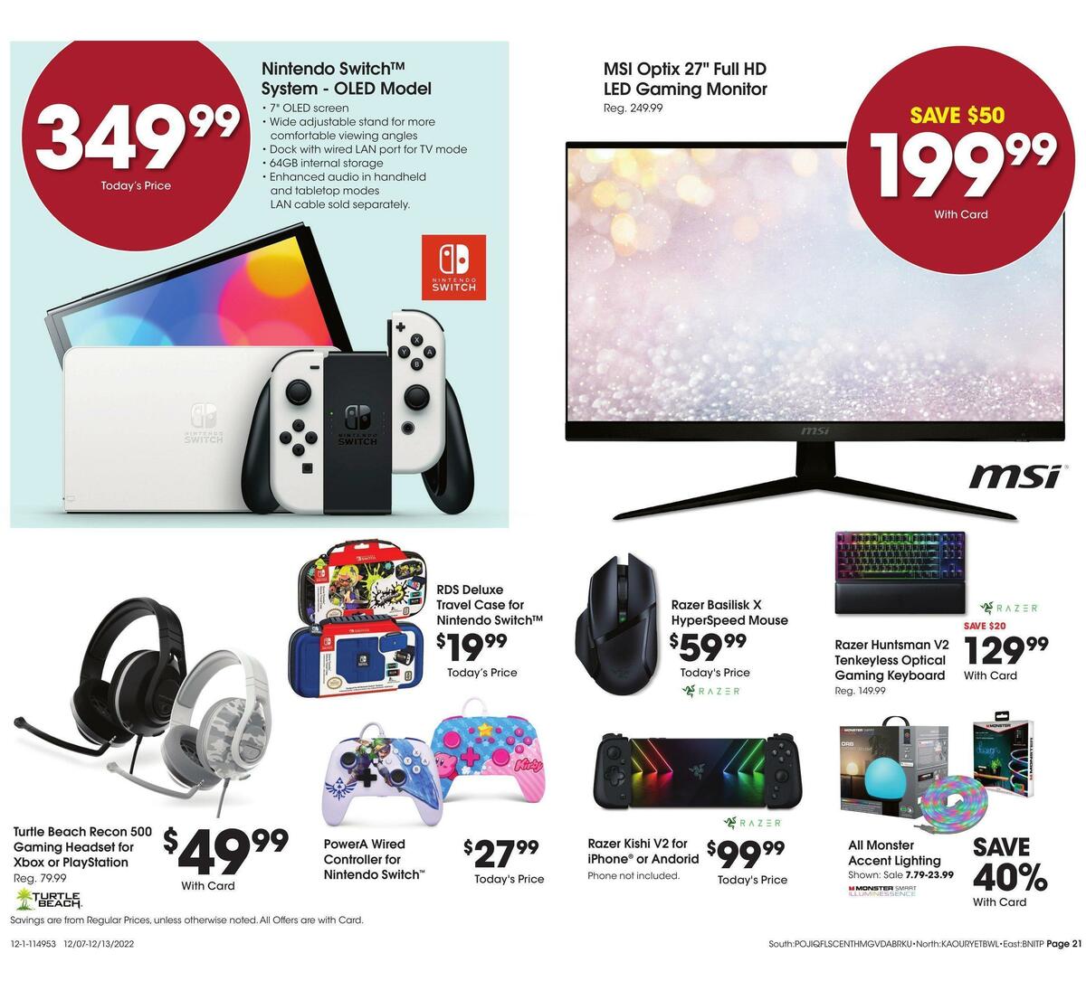 Fred Meyer General Merchandise Weekly Ad from December 7