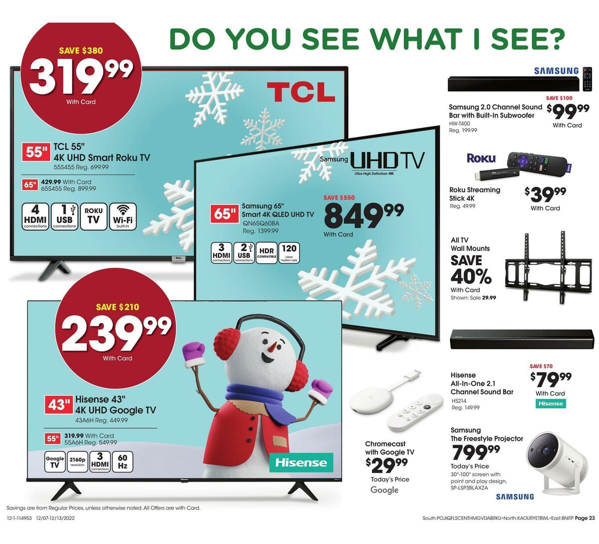 Fred Meyer General Merchandise Weekly Ad from December 7