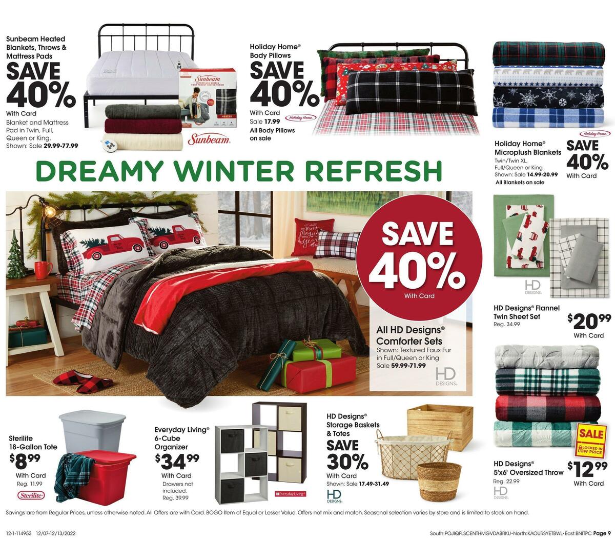 Fred Meyer General Merchandise Weekly Ad from December 7