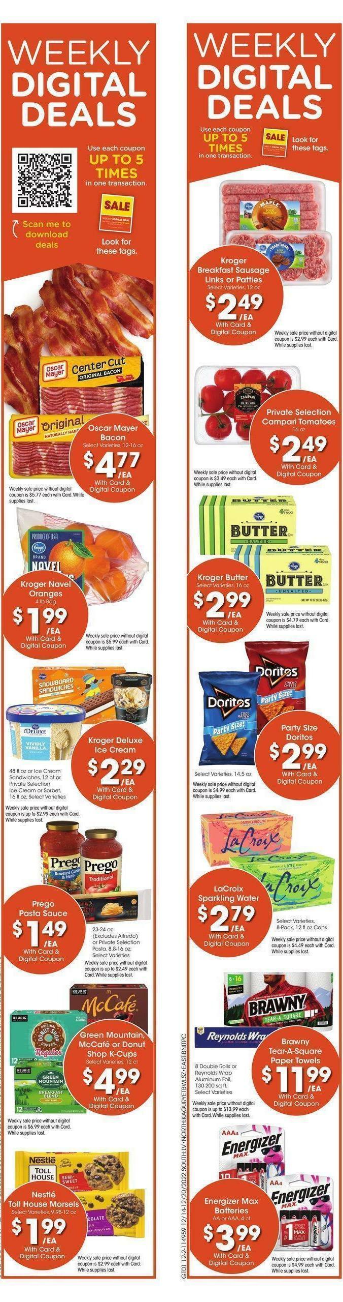 Fred Meyer Weekly Ad from December 14