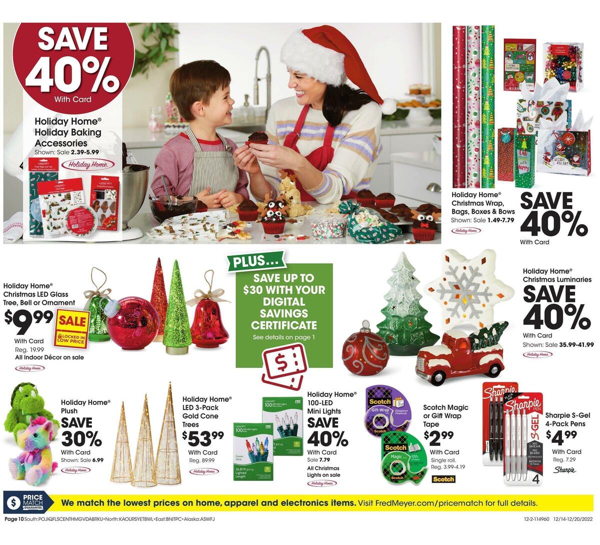 Fred Meyer General Merchandise Weekly Ad from December 14