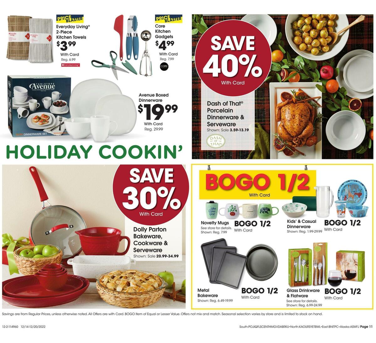 Fred Meyer General Merchandise Weekly Ad from December 14