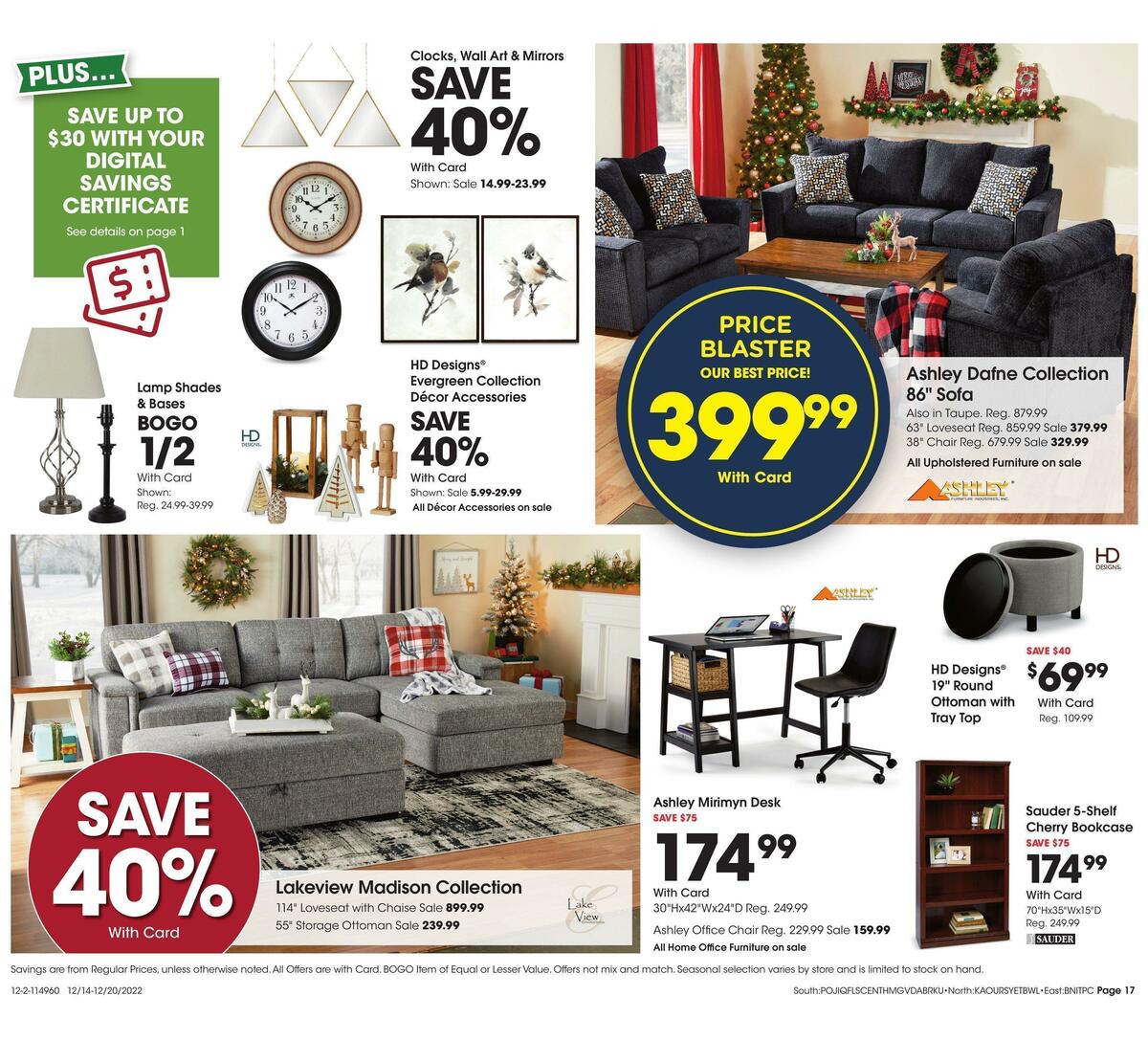 Fred Meyer General Merchandise Weekly Ad from December 14