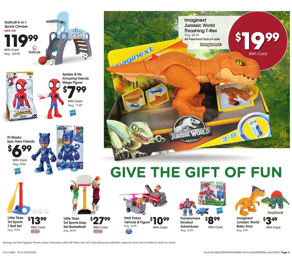 Fred Meyer General Merchandise Weekly Ad from December 14