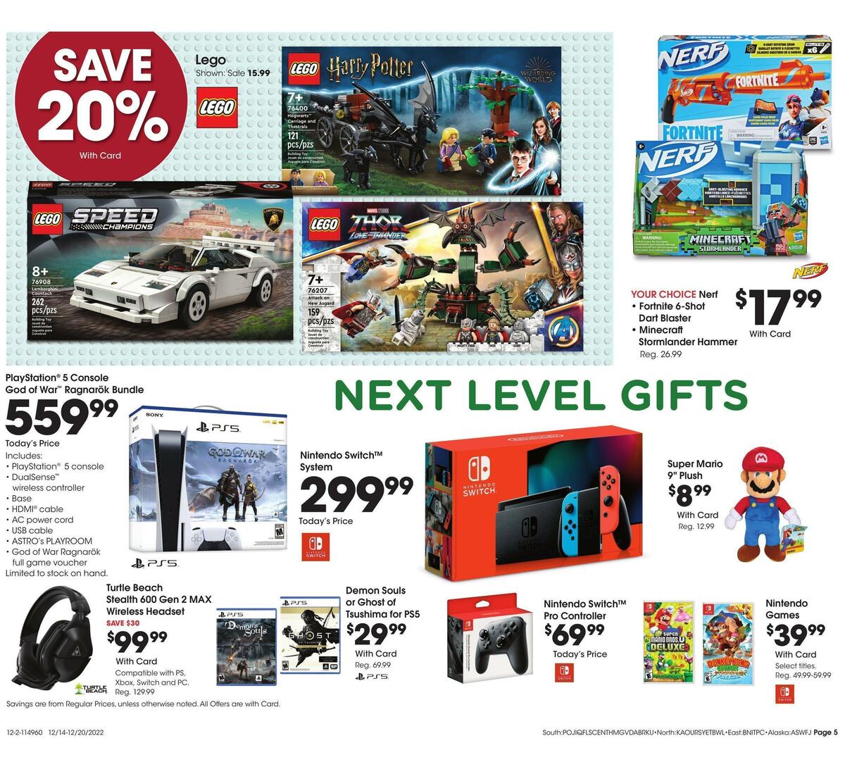 Fred Meyer General Merchandise Weekly Ad from December 14