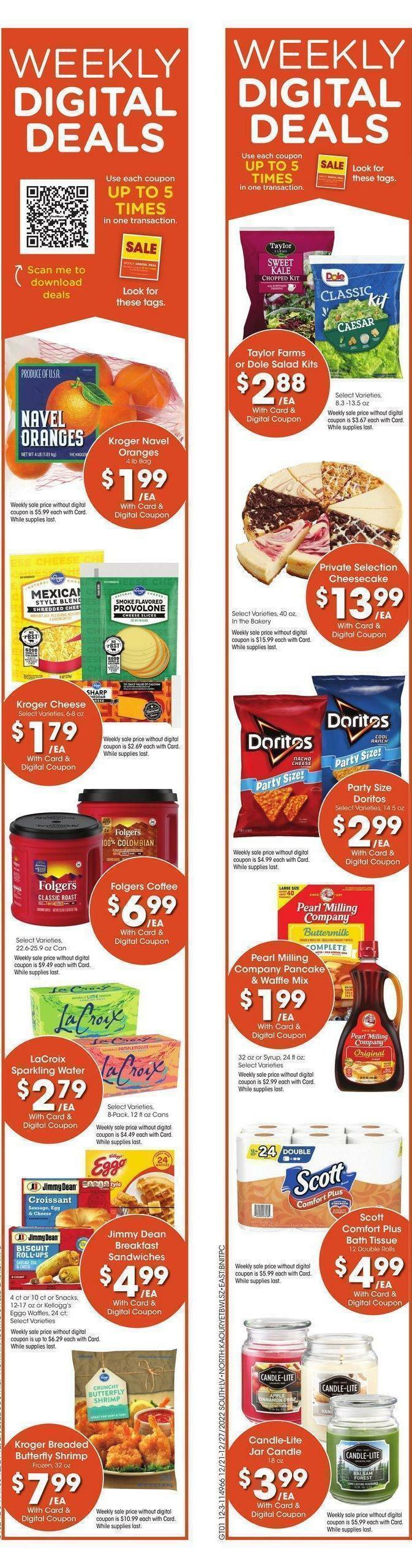 Fred Meyer Weekly Ad from December 21