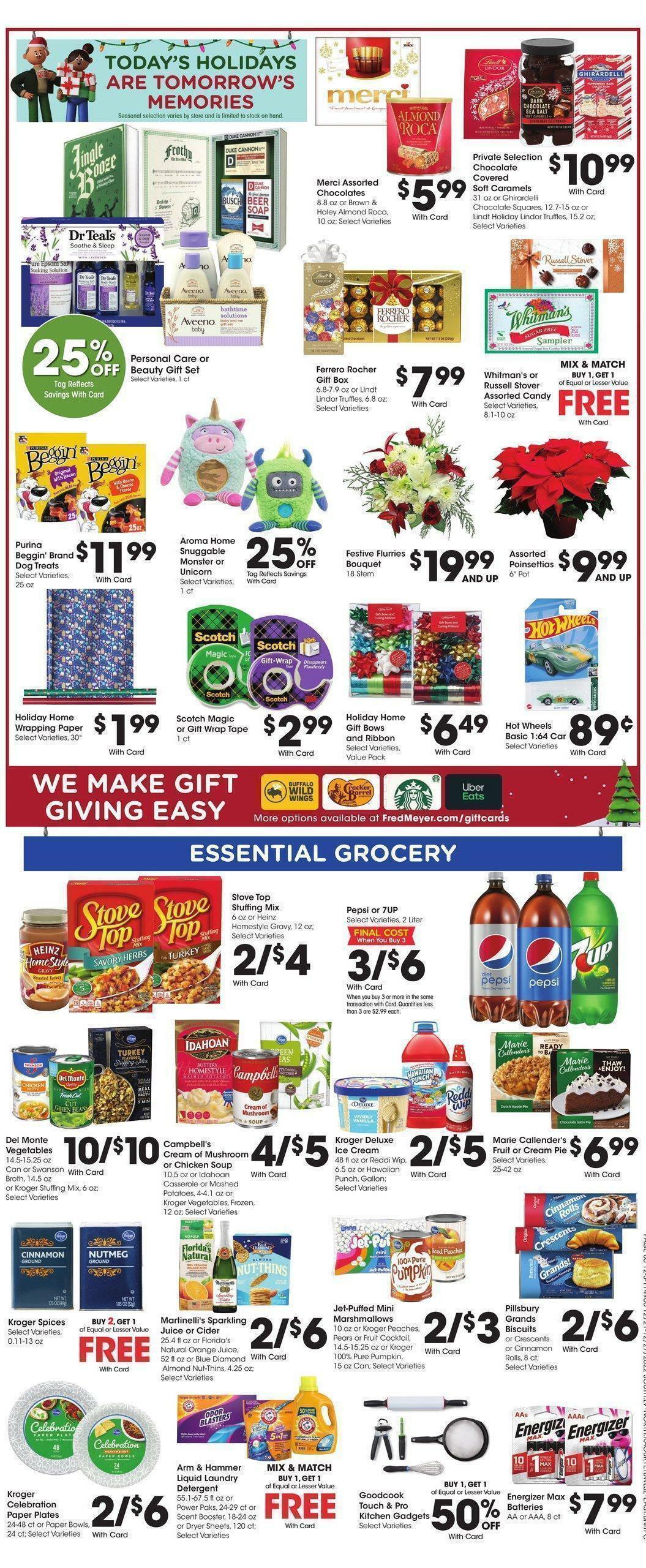 Fred Meyer Weekly Ad from December 21