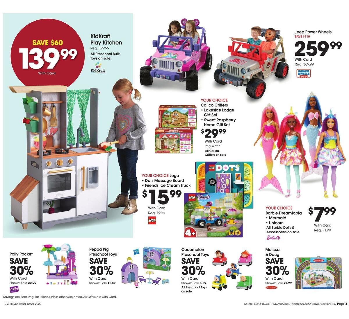 Fred Meyer General Merchandise Weekly Ad from December 21