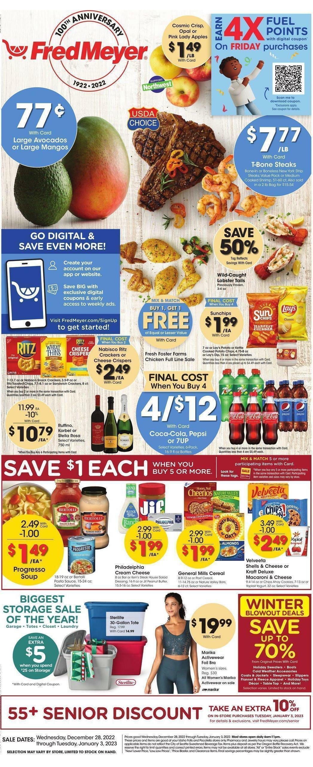 Fred Meyer Weekly Ad from December 28