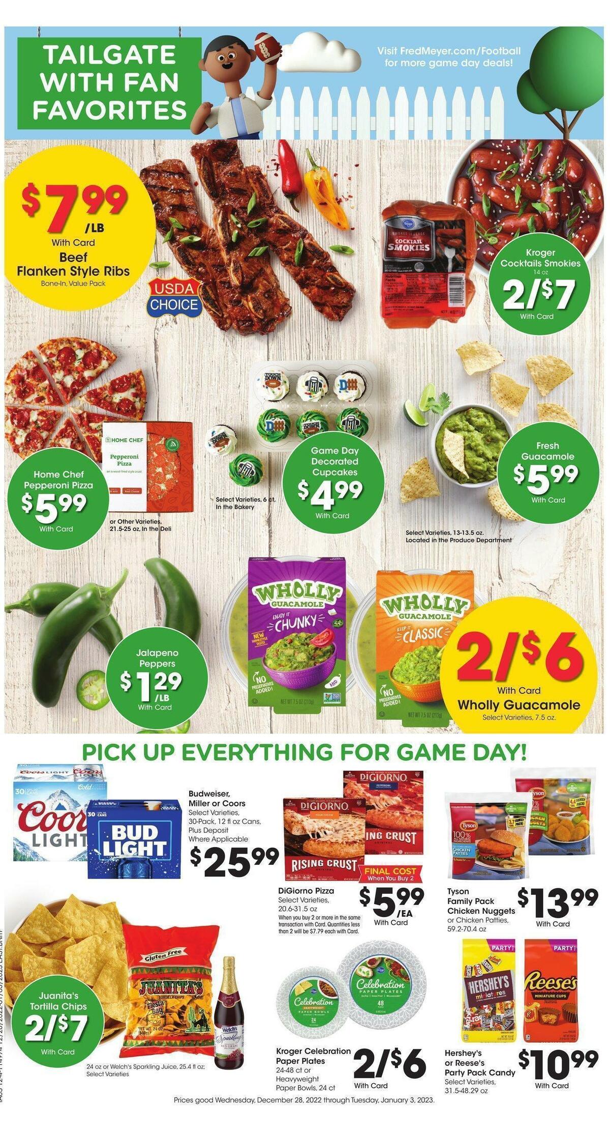 Fred Meyer Weekly Ad from December 28