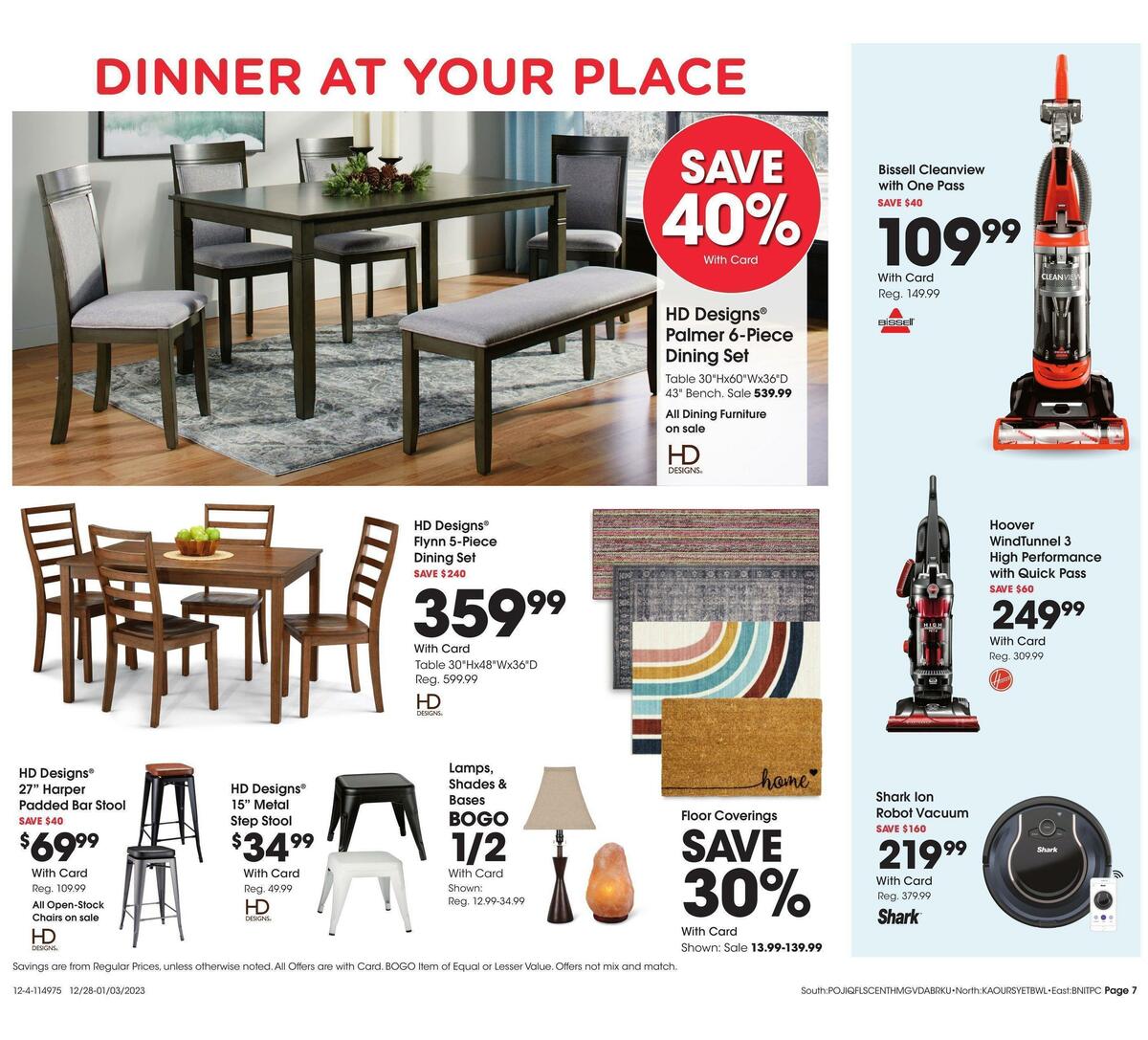 Fred Meyer General Merchandise Weekly Ad from December 26