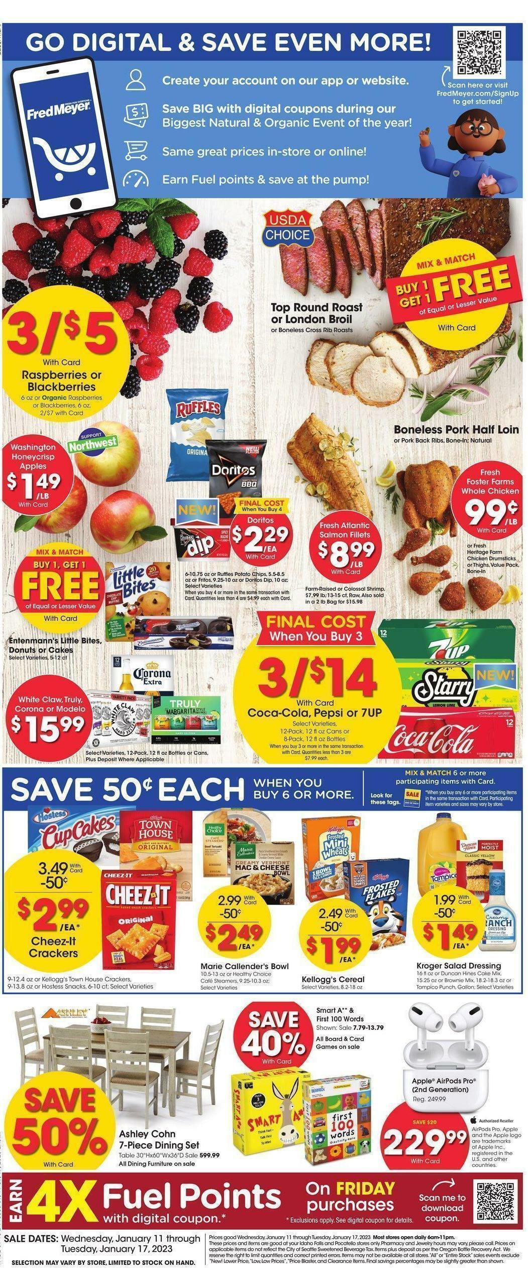 Fred Meyer Weekly Ad from January 11