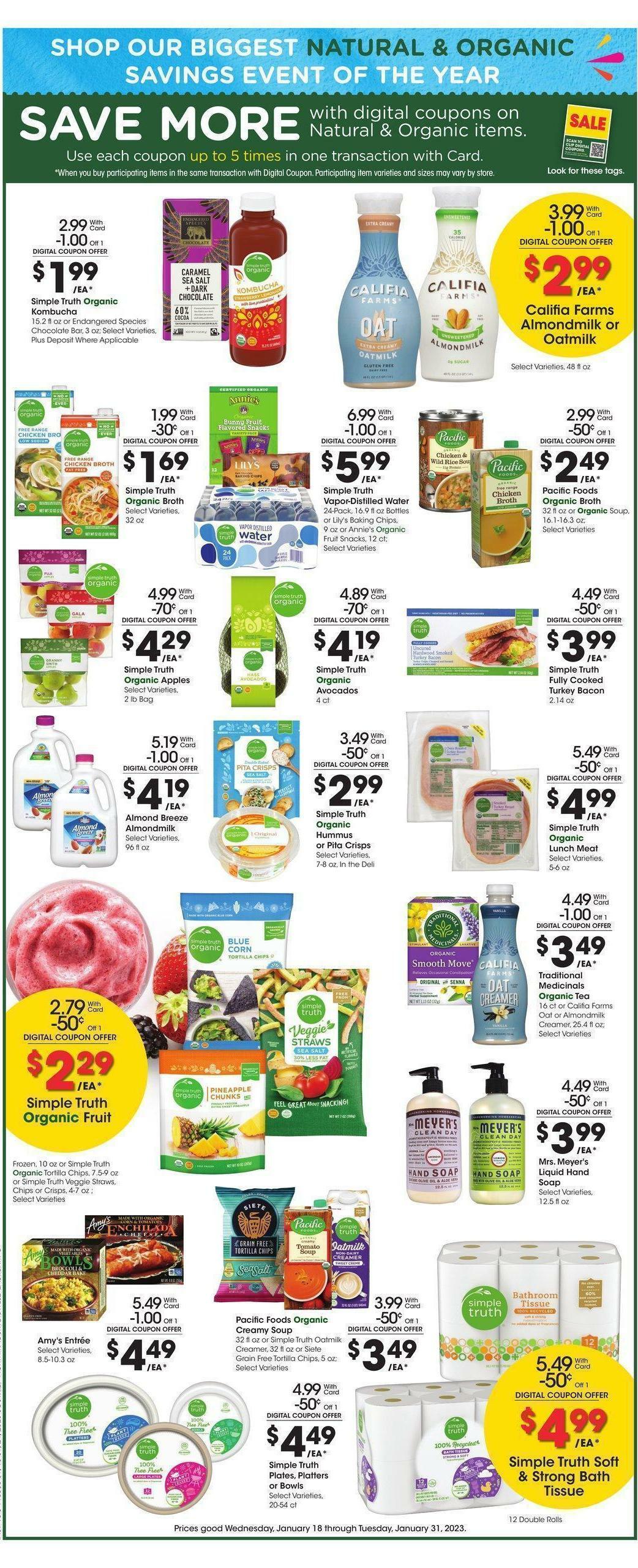 Fred Meyer Weekly Ad from January 18
