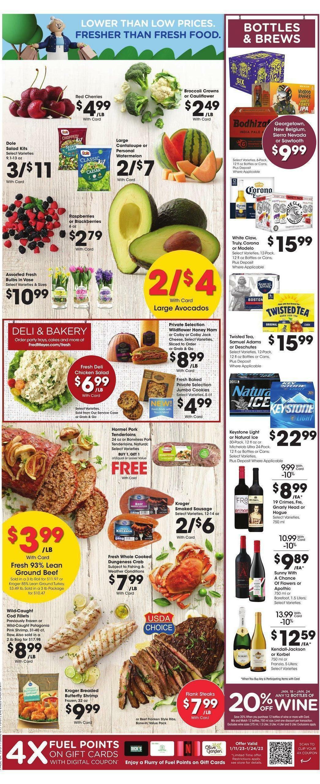 Fred Meyer Weekly Ad from January 18