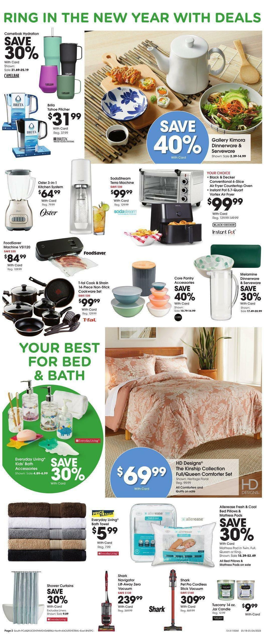 Fred Meyer General Merchandise Weekly Ad from January 18