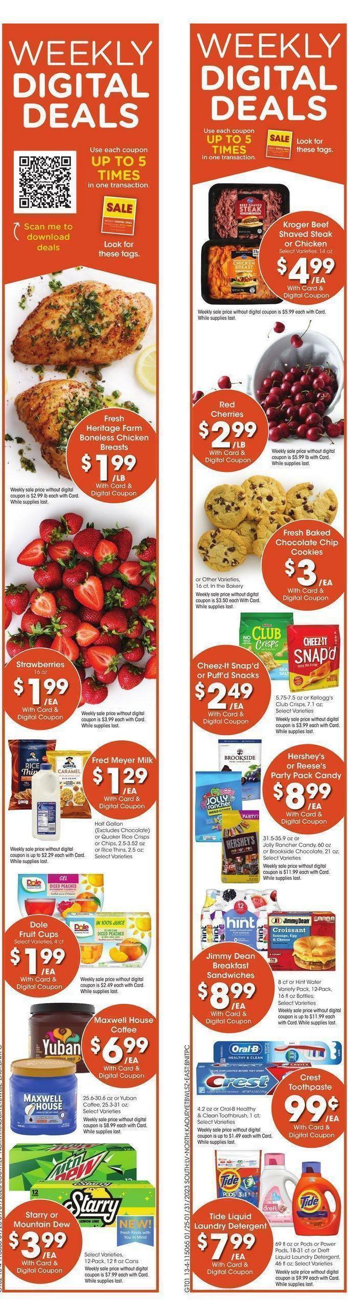 Fred Meyer Weekly Ad from January 25