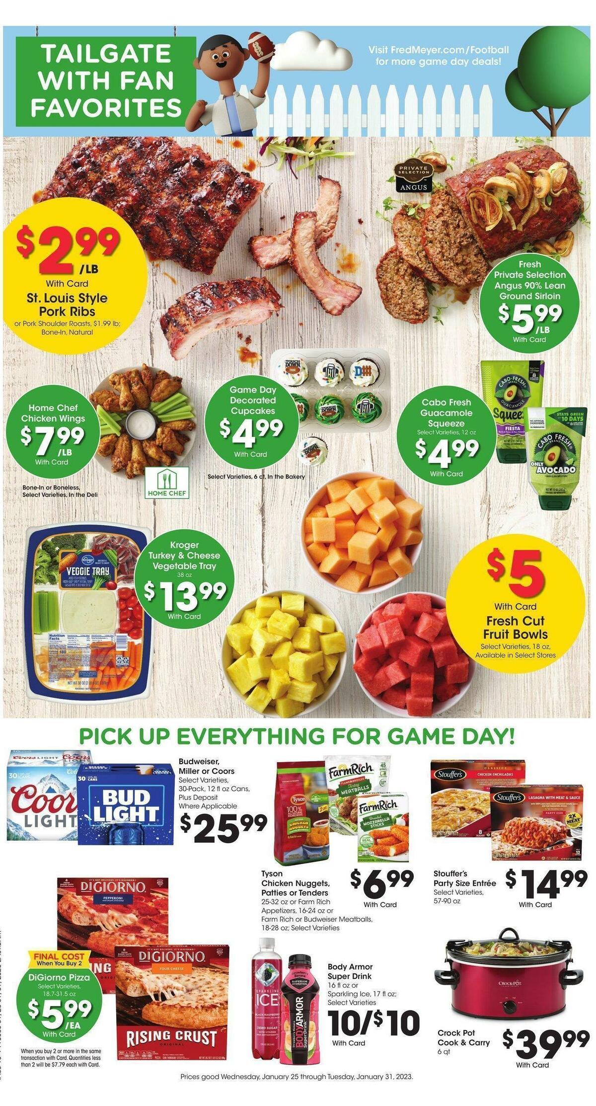 Fred Meyer Weekly Ad from January 25