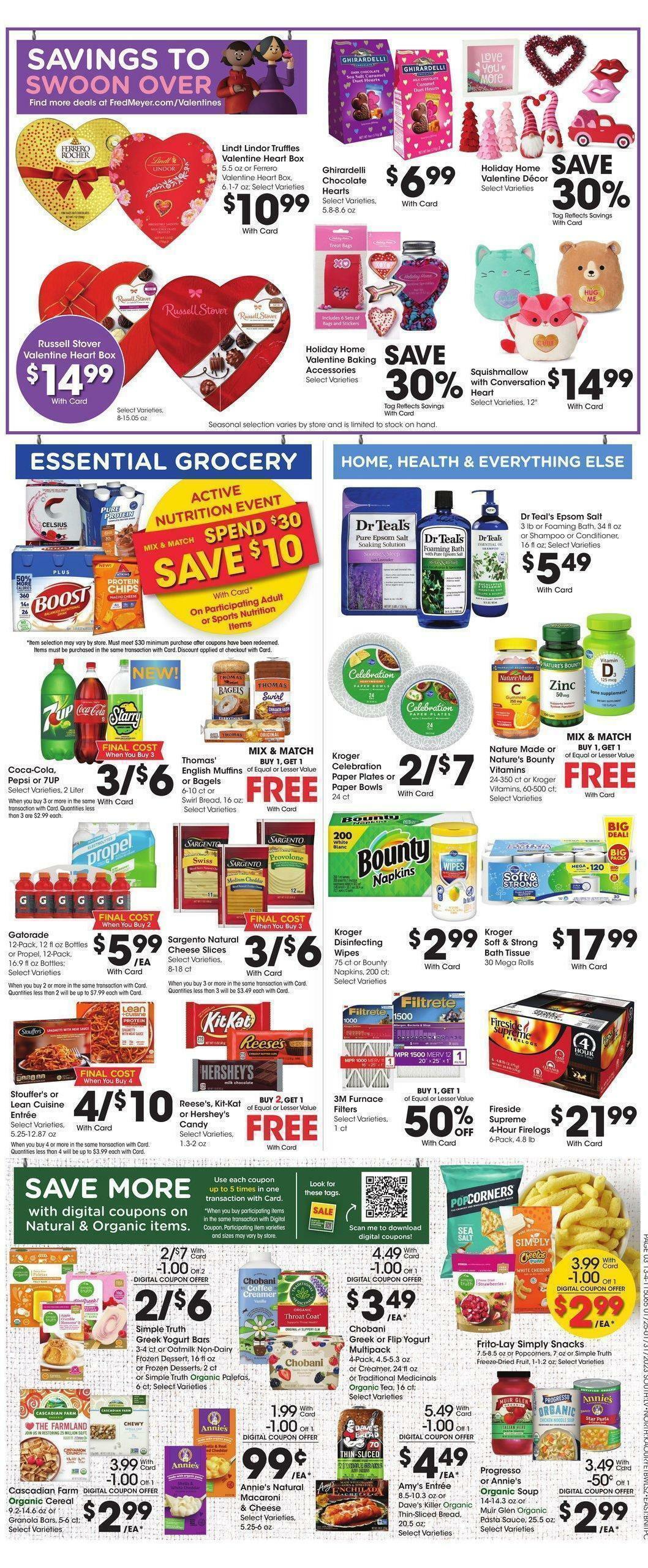 Fred Meyer Weekly Ad from January 25
