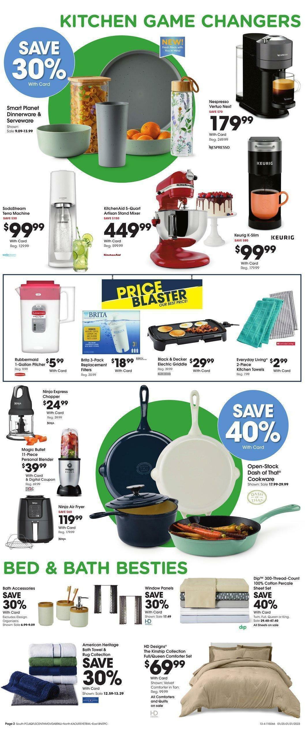 Fred Meyer General Merchandise Weekly Ad from January 25