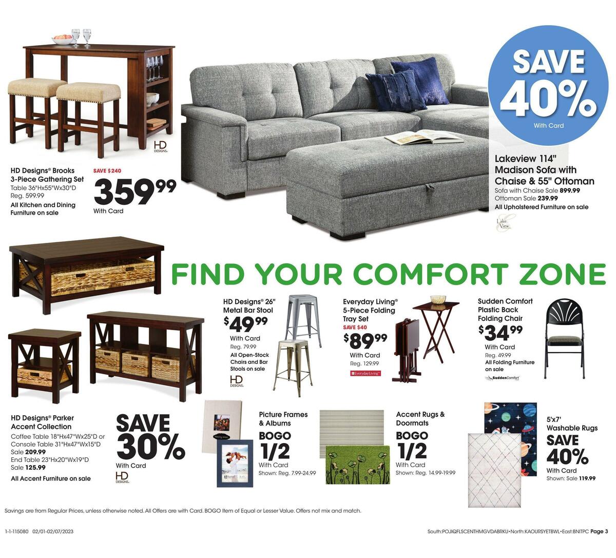 Fred Meyer General Merchandise Weekly Ad from February 1