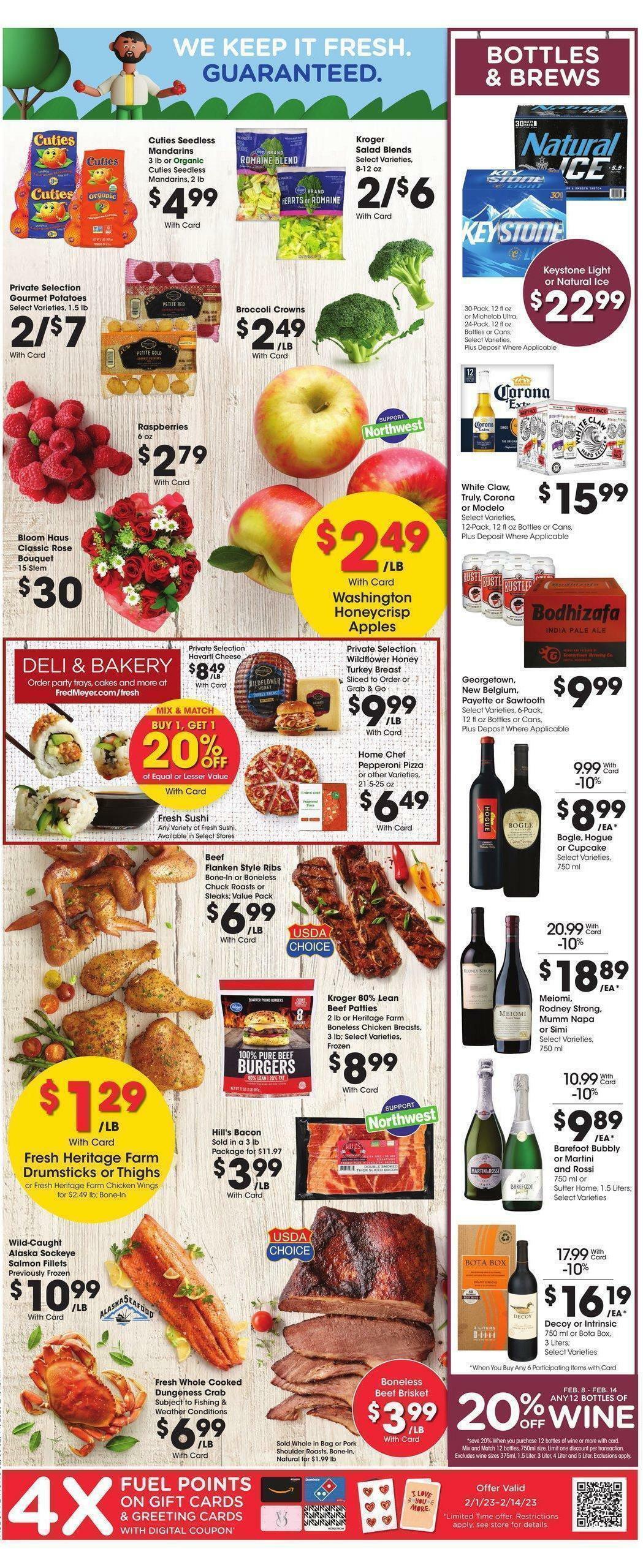 Fred Meyer Weekly Ad from February 8