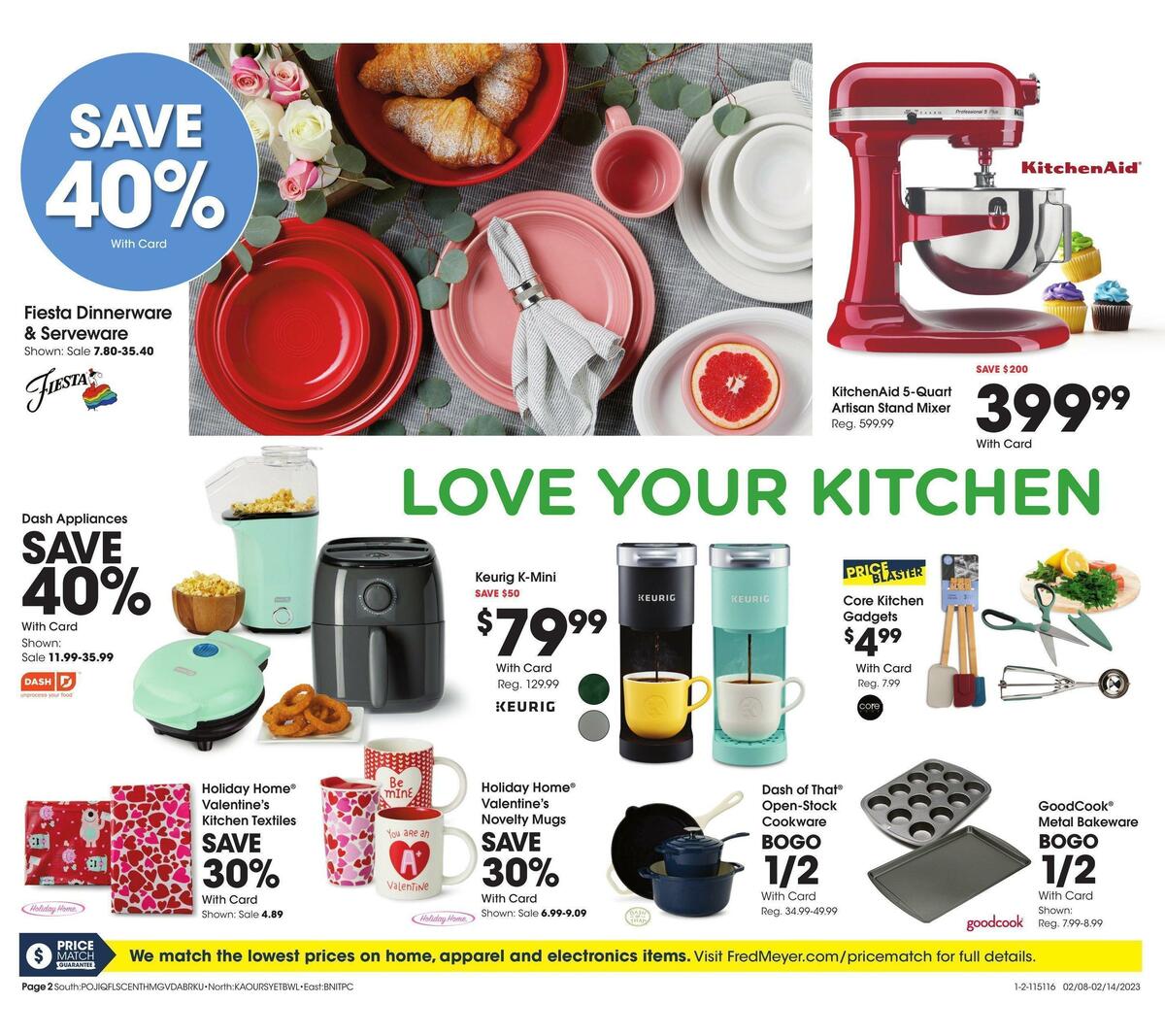 Fred Meyer General Merchandise Weekly Ad from February 8