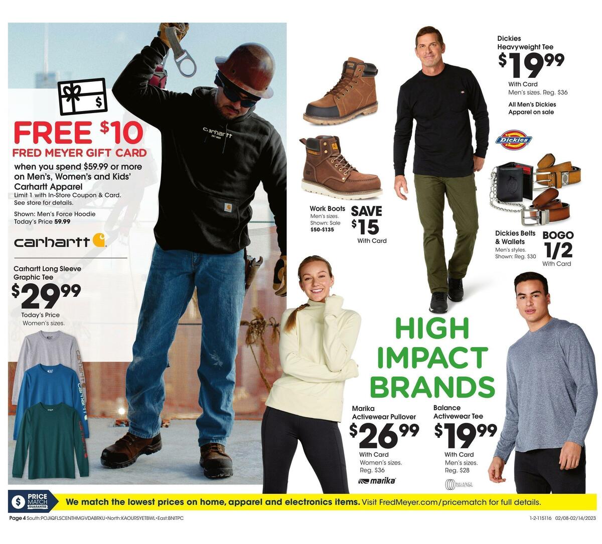 Fred Meyer General Merchandise Weekly Ad from February 8
