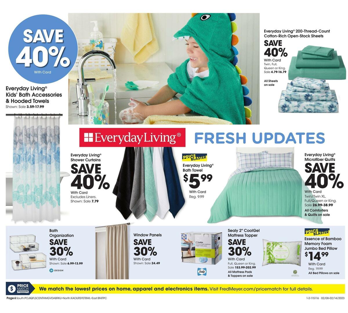 Fred Meyer General Merchandise Weekly Ad from February 8