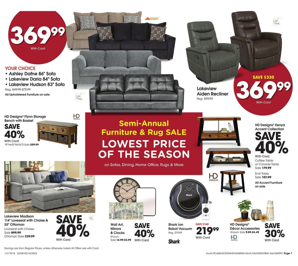 Fred Meyer General Merchandise Weekly Ad from February 8