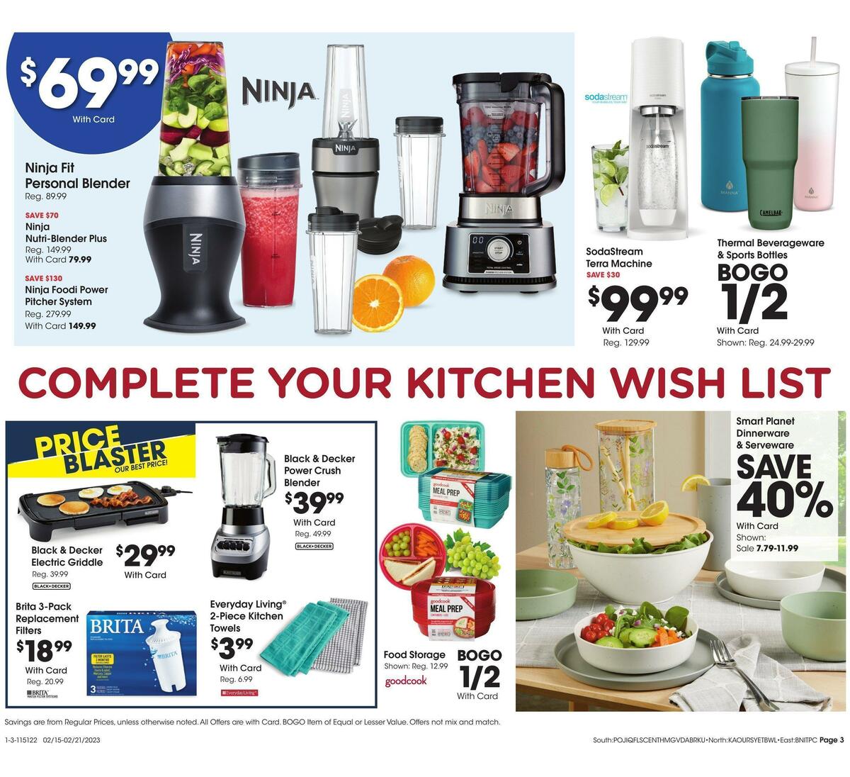 Fred Meyer General Merchandise Weekly Ad from February 15