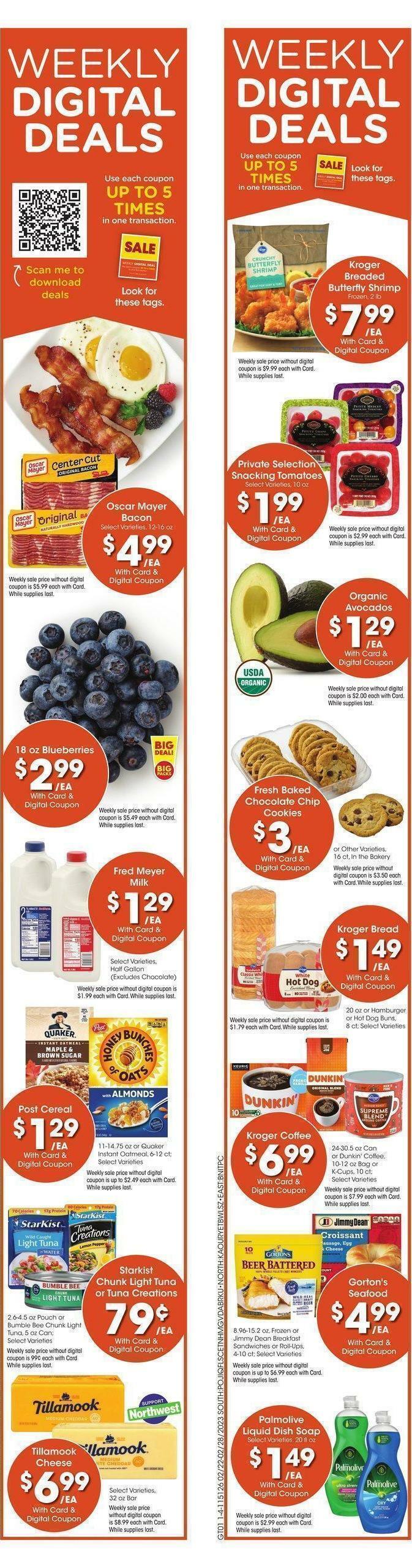 Fred Meyer Weekly Ad from February 22