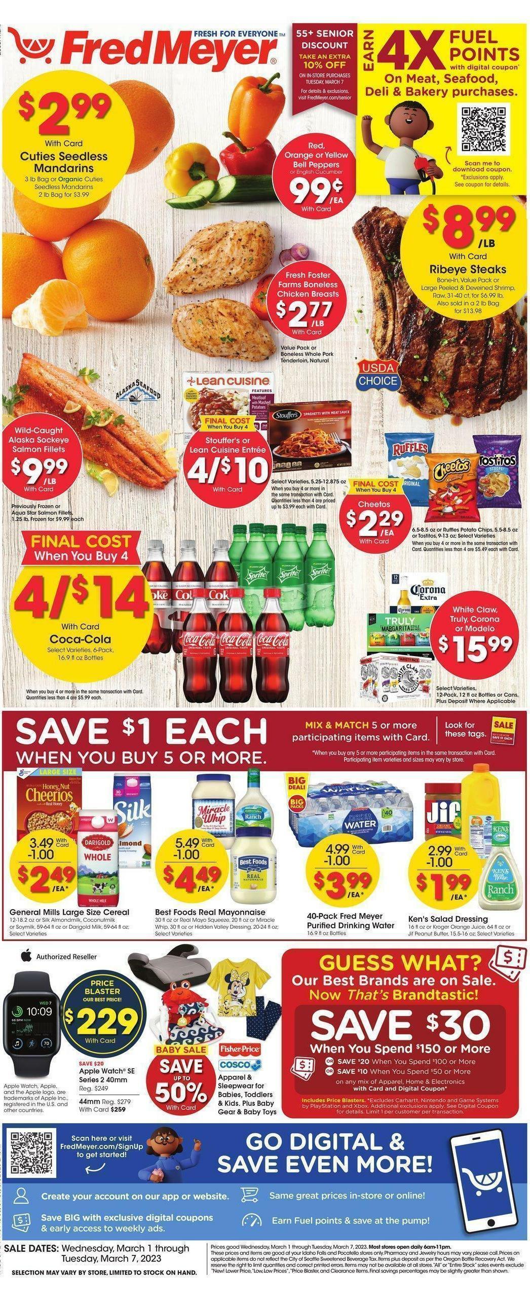 Fred Meyer Weekly Ad from March 1