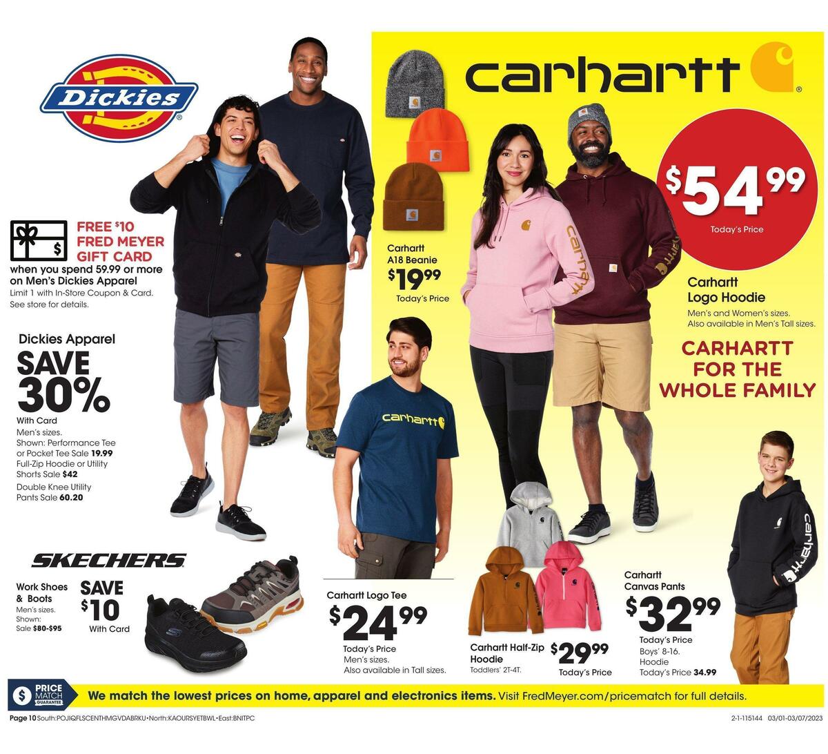 Fred Meyer General Merchandise Weekly Ad from March 1