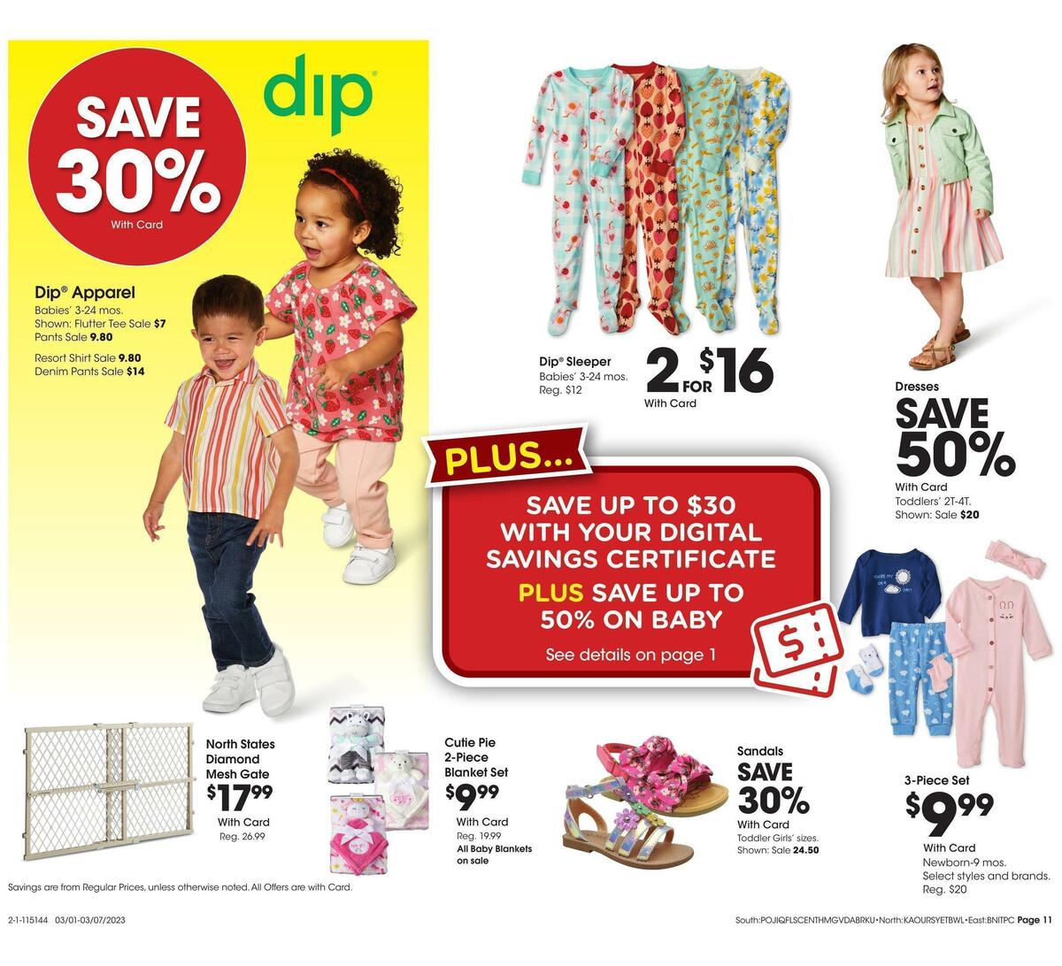Fred Meyer General Merchandise Weekly Ad from March 1
