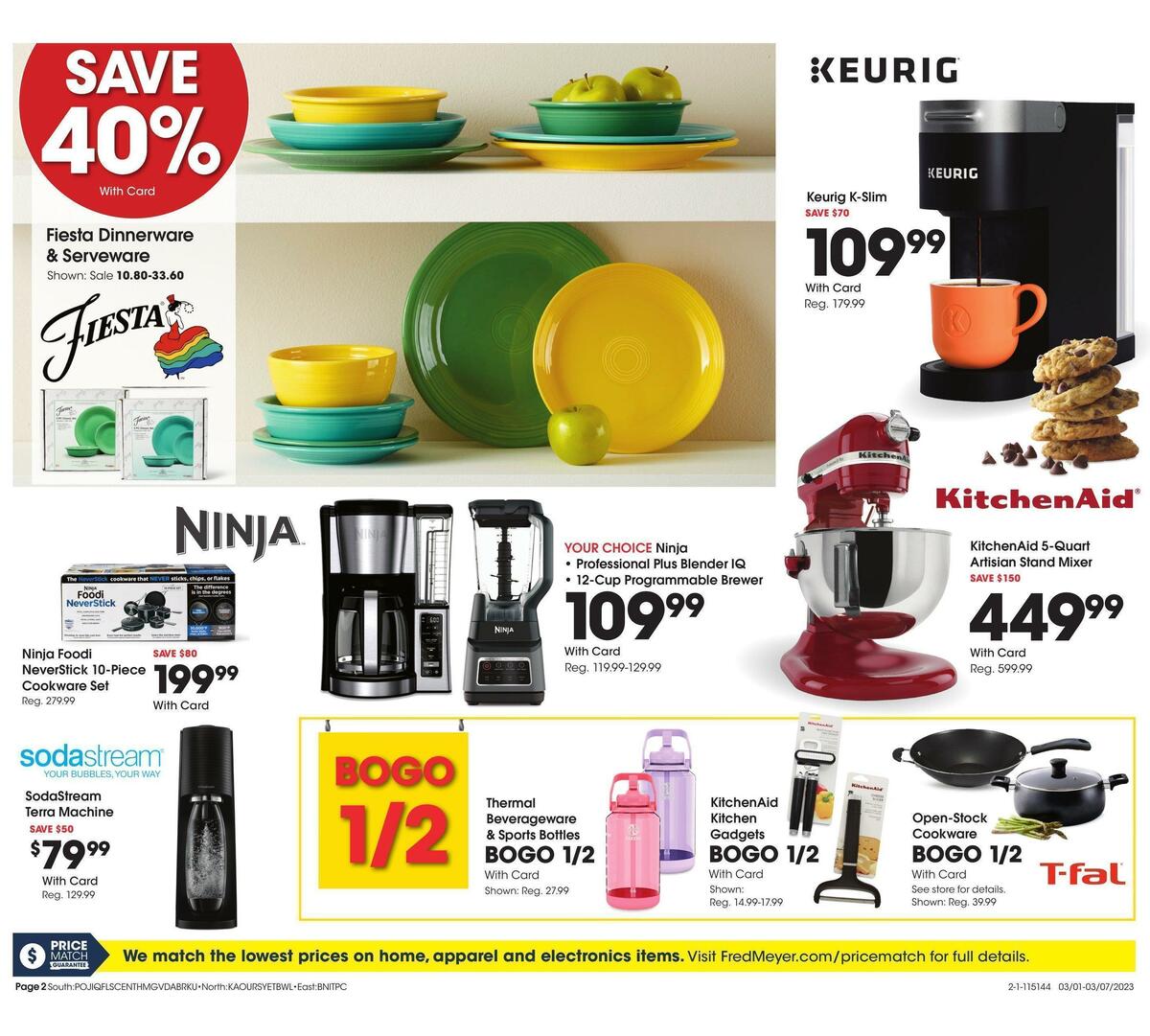 Fred Meyer General Merchandise Weekly Ad from March 1