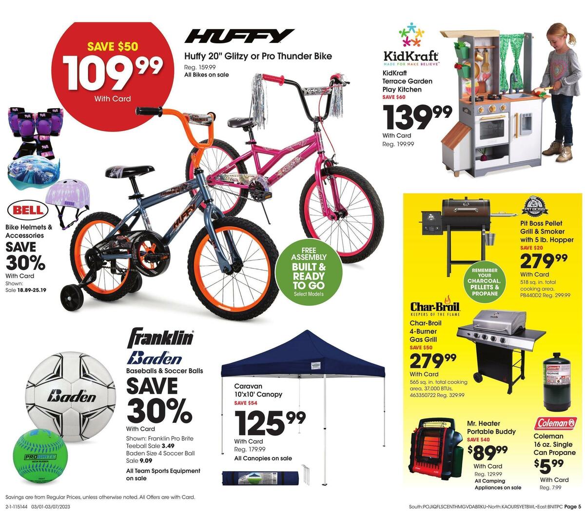 Fred Meyer General Merchandise Weekly Ad from March 1