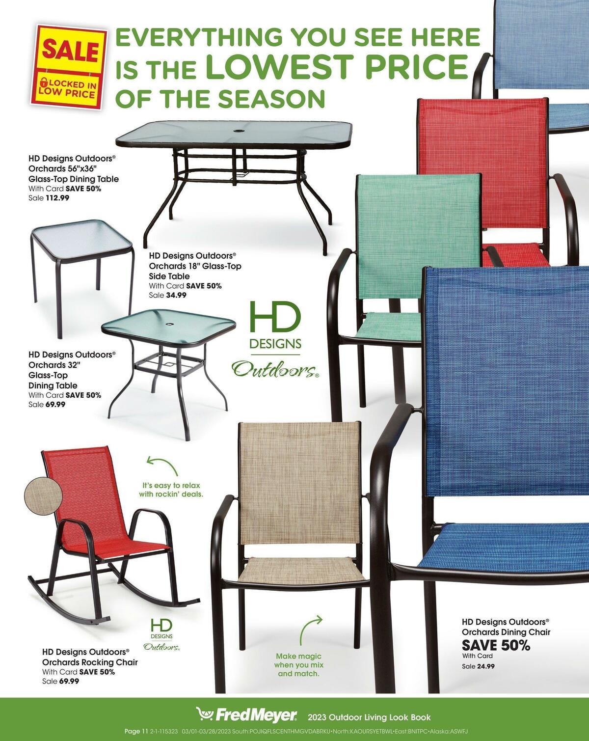 Fred Meyer Outdoor Living Weekly Ad from March 1